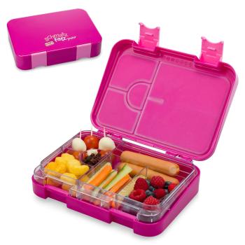 Klarstein schmatzfatz junior, caserolă pentru gustare, 6 compartimente, 21,3 × 15 × 4,5 cm 