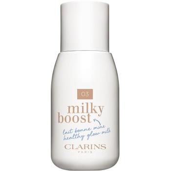 Clarins Milky Boost lotiune nuantatoare pentru uniformizarea nuantei tenului culoare 03 Milky Cashew 50 ml