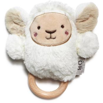 O.B Designs Bunny Soft Rattle Toy jucărie de pluș cu zornăitoare White 3m+ 1 buc