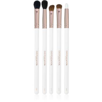 Dermacol Accessories Master Brush by PetraLovelyHair set perii machiaj fard de ochi Rose Gold