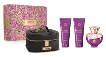 Versace Dylan Purple - EDP 100 ml + loțiune de corp 100 ml + gel de duș 100 ml + servietă cosmetică