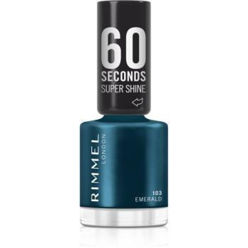 Rimmel 60 Seconds Super Shine körömlakk árnyalat 103 Emerald 8 ml