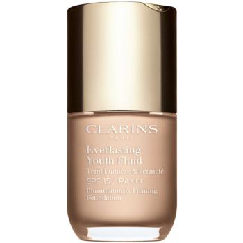 Clarins Everlasting Youth Fluid make-up pentru luminozitate SPF 15 culoare 100 Lily 30 ml