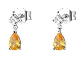 Brosway Cercei din argint cu zircon cubic Energy Yellow Fancy FEY100