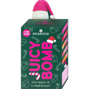 essence Juicy Bomb set cadou de buze 01 Holly Jolly, Juicy