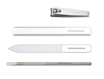 Tweezerman Set de manichiură cu pile de sticlă Glass Manicure Set