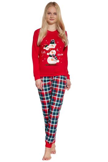 Pijamale pentru fete 592/172 Snowman 2