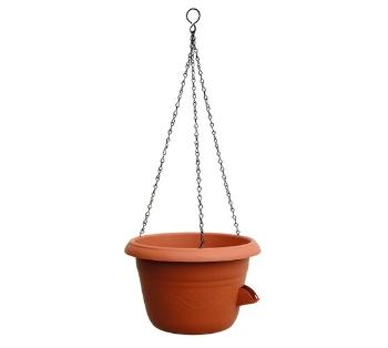 Plastia Samozavlažovací závěsný květináč 30 cm, pr. 30 cm