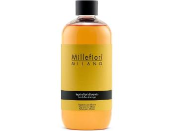 Millefiori Milano Rezervă de parfum pentru difuzorul de aromă Natural Lemn și Flori de Portocal 500 ml