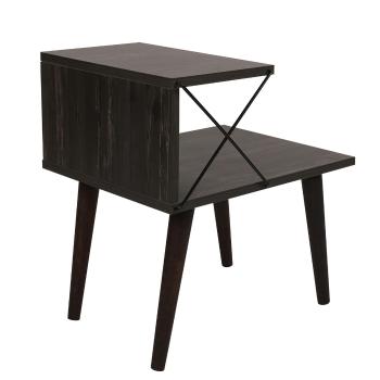 Măsuță de noptieră Cross Dark Brown, maro închis