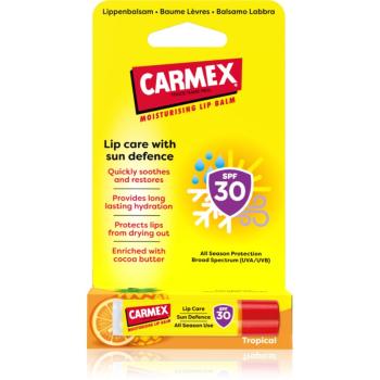 Carmex Tropical Sun Defense balsam de buze protector SPF 30 4,25 g