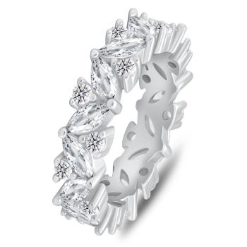 Brilio Silver Inel strălucitor din argint cu zirconi transparenți RI136W 54 mm