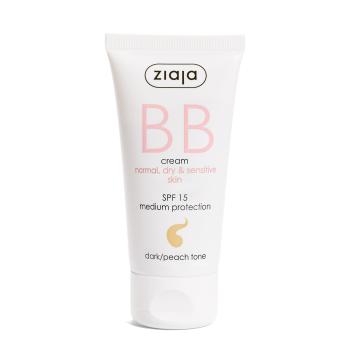 Ziaja BB cremă pentru piele normala, uscată și sensibilă SPF 15 Dark/Peach Tone (BB Cream) 50 ml