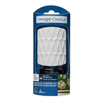 Yankee Candle Difuzor electric pentru priză Organic Kit Clean Cotton 18,5 ml