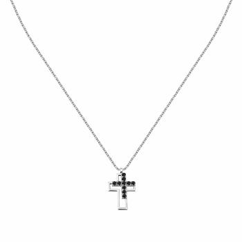 Morellato Colier din argint cu zircon cubic Cruce Tennis SATT22