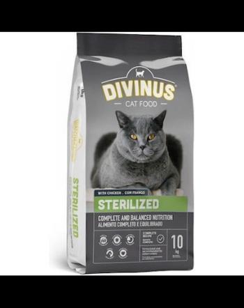 DIVINUS Cat Sterilized mancare pentru pisici sterilizate 10 kg