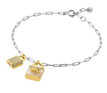 Michael Kors Brățară bicoloră elegantă cu zirconi și sidef Premium MKC1742TL931