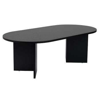 Masă de cafea Sable Wood Black, negru