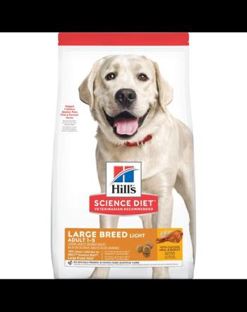 HILL'S Science Plan Adult Light Large 14 kg hrana uscata, light pentru caini de talie mare, cu pui