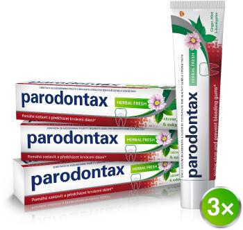 Parodontax Pastă de dinți împotriva sângerării gingiilor și parodontitei Herbal Fresh Tripack 3 x 75 ml