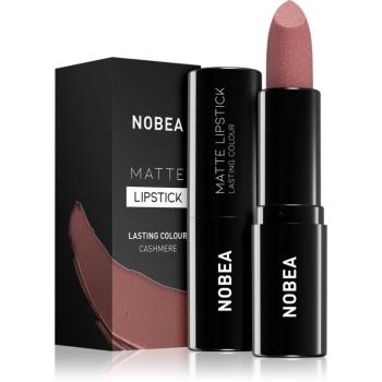 NOBEA Day-to-Day Matte Lipstick ruj mat culoare Cashmere #M19 3 g