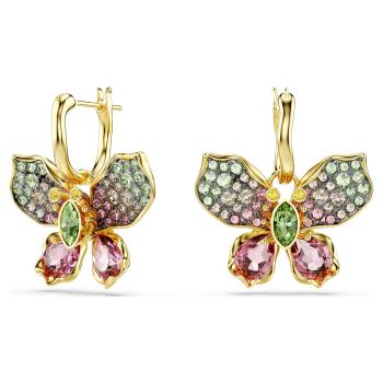 Swarovski Cercei placați cu aur 2in1 Fluture cu cristale Idyllia 5709953