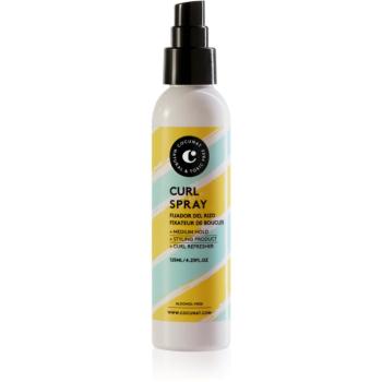 Cocunat Curl Spray spray pentru fixare pentru par ondulat si cret 125 ml