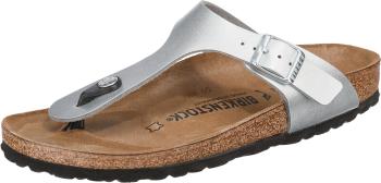BIRKENSTOCK Ujjelválasztó-pántos szandál 'Gizeh'  ezüst