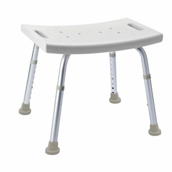 SAPHO A00601101 Taburet pentru handicapați,înălțime reglabilă, alb