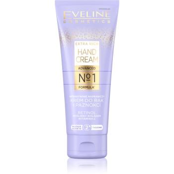 Eveline Cosmetics Extra Rich No 1. crema Intensiv Regeneratoare pentru maini si unghii 75 ml