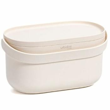 Container pentru deșeuri biologice Plastia cucadru și saci, bej, 3,1 l, bej