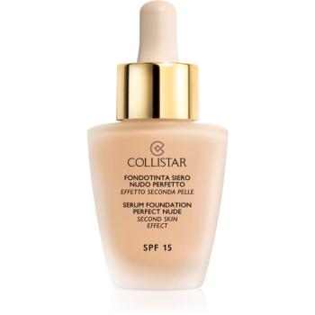 Collistar Serum Foundation Perfect Nude machiaj de stralucire pentru un look natural SPF 15 culoare 2 Beige 30 ml