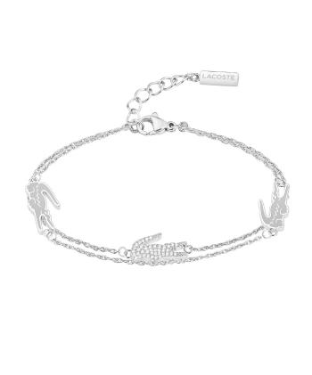 Lacoste Brățară dublă din oțel pentru femei 2040471