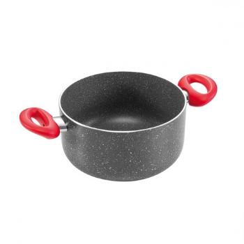Tescoma Casserole Manico Rosso 20 cm, 3 l, 3 l