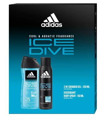 Adidas Ice Dive - deodorant spray 150 ml + gel de duș 250 ml