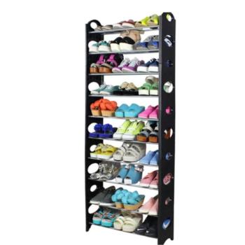 Suport pentru pantofi Botis 5 negru, 154 cm