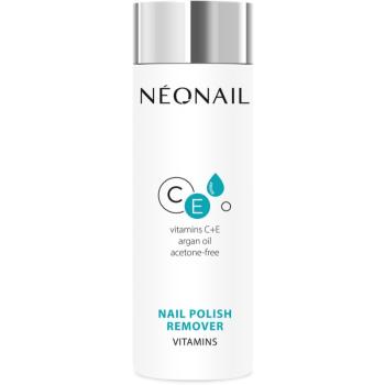 NEONAIL Nail Polish Remover dizolvant pentru oja cu vitamine C si E 200 ml