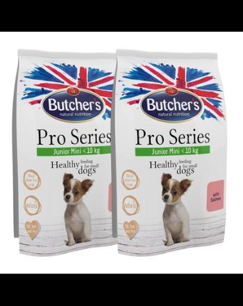 BUTCHER'S ProSeries Junior Mini cu somon 2x800g hrana caine