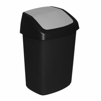 Coș de gunoi Curver Swing 25 l, negru, negru, 25 l