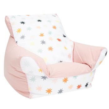 Fotoliu pentru copii New Baby umplut cu bile, roz, roz