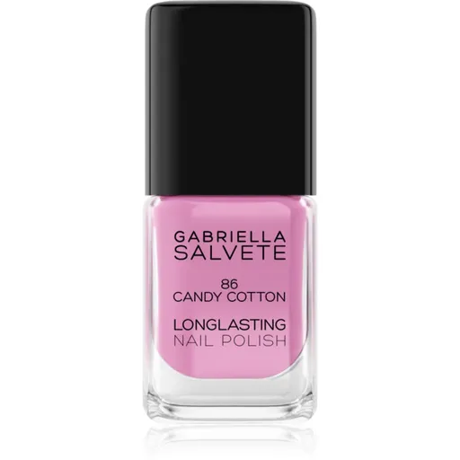 Gabriella Salvete Longlasting Enamel lac de unghii cu rezistenta indelungata lucios culoare 86 Candy Cotton 11 ml