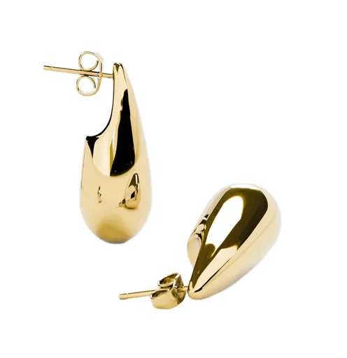 Furiosa Cercei moderni placați cu aur Teardrop Drip SE-DRIP-G