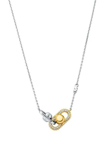 Michael Kors Colier elegant bicolor cu zirconi Astor Link MKC1734CZ931