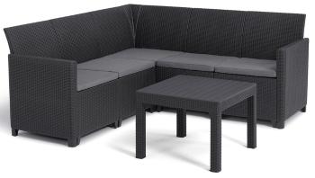 KETER Záhradný set MARIANNE 5 corner small table | grafit