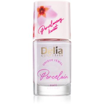 Delia Cosmetics Porcelain lac de unghii 2 in 1 culoare 06 Lilly 11 ml