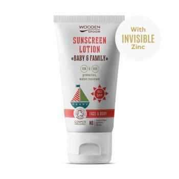 WOODENSPOON Opaľovacie telové mlieko Baby & Family SPF 50 100 ml
