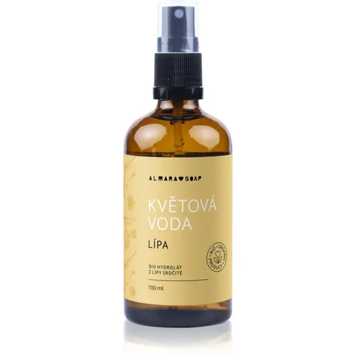 Almara Soap Floral Water Linden loțiune pentru față pentru piele sensibilă 100 ml