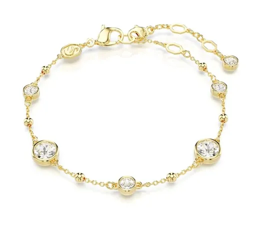 Swarovski Brățară modernă placată cu aur cu cristale Imber 5680094