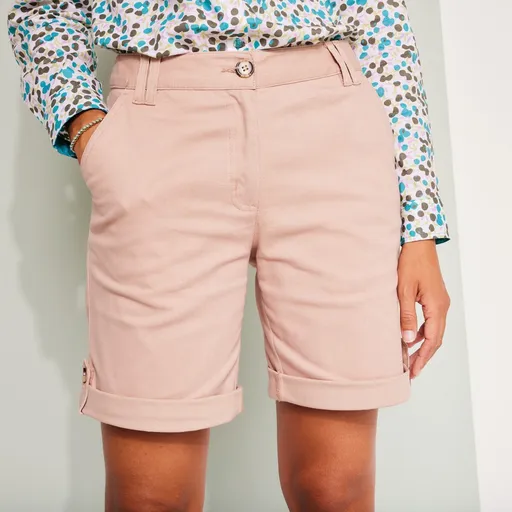 Bermude chino elastice cu lungime reglabilă