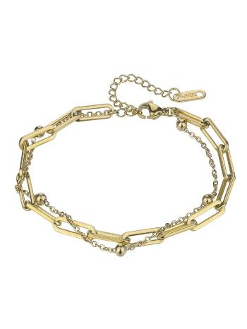 Marc Malone Brățară dublă din lanț Holly Gold Bracelet MCB24021G